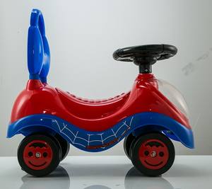 Fabrika fiyat çocuk plastik Scooter araba oyuncak öğrenmek müzik tulumları oyuncaklar ODM tarzı özelleştirme ile örümcek boynuz - Product Image 3