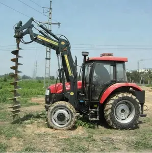 Hot <strong>Sale</strong> Tractor Screw Earth Auger Drill / Post Hole Drill <strong>for</strong> <strong>Telegraph</strong> <strong>Pole</strong> Planting - Product Image 1