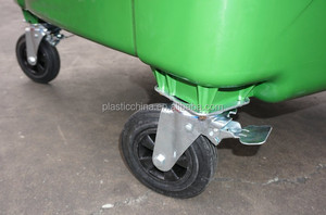1100 Litros HDEP Móvil industrial grande 1100 litros contenedor de residuos de plástico - Product Image 6