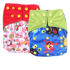 Happyflute bambú carbón de tela un tamaño cupo todos AIO sleepy del pañal del bebé - Product Image 1