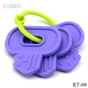 Forme de clé en plastique drôle anneau de dentition bio bébé <span class=keywords><strong>hochet</strong></span> - Product Image 3