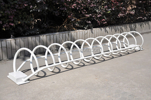 Colliers de vélo électriques compacts et lourds, support de <span class=keywords><strong>stationnement</strong></span> à la main pour bicyclette électrique, en acier haut et bas, cerceau robuste, en spirale - Product Image 5