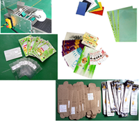 Applicateur automatique d'étiquettes pour sachets étiqueteuse de radiomessagerie d'autocollants à film plat transparent avec chargeur