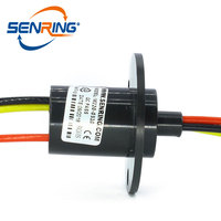 Mini turbine éolienne à anneaux de contact 3 circuits 10A Longueur de capsule 33mm pour caméra de surveillance panoramique