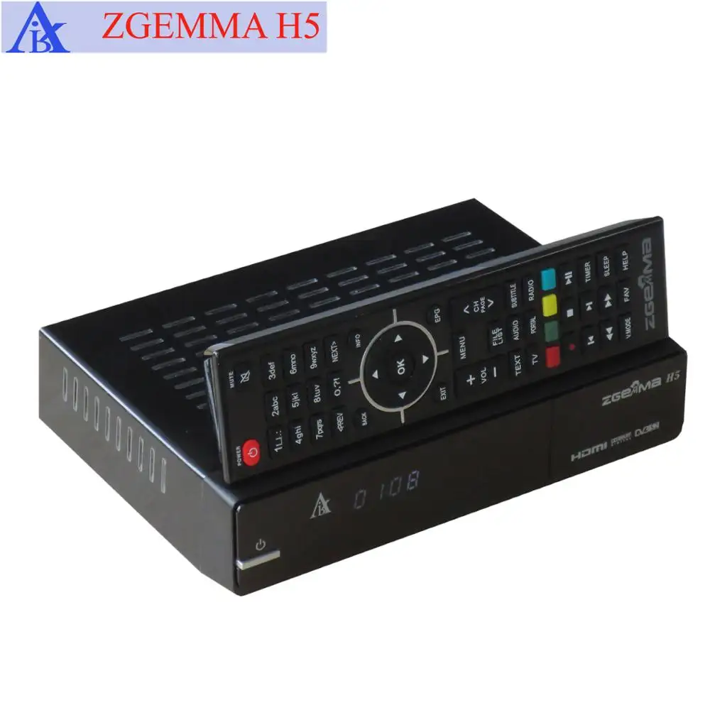 ZGEMMA — décodeur satellite H5 pour la tv, super promotion, nouveau décodeur hd, H.265, DVB S2 + DVB T2/C, produit original