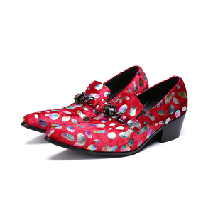 NA169 Mocassins rouges pour hommes en cuir véritable Chaussures <span class=keywords><strong>bateau</strong></span> confortables et respirantes Personnalité Casual Marque de <span class=keywords><strong>luxe</strong></span> Chaussures formelles pour hommes - Product Image 1