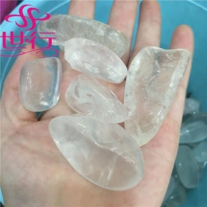 Pietra Naturale <span class=keywords><strong>di</strong></span> Quarzo Cristallino Levigata e Lucidata, <span class=keywords><strong>Cristalli</strong></span> Levigati - Product Image 3