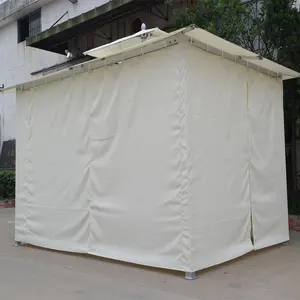 Livraison rapide, pergola <span class=keywords><strong>en</strong></span> aluminium populaire 3x3m, gazebo, pavillon, voile <span class=keywords><strong>en</strong></span> polyester imperméable et durable, couverture d'hiver <span class=keywords><strong>en</strong></span> vente - Product Image 2