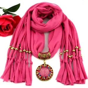 Hoge kwaliteit gemengde kleuren sjaal sieraden hanger