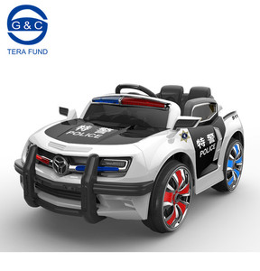 Remote Control Electric <strong>Police</strong> Toy <strong>Car</strong> for <strong>Kids</strong> 4-Wheel Ride-On Toy for Ages 2 to 4 Made of Plastic Battery-Powered - Product Image 2