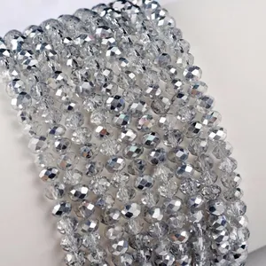 High Quality beads glass beads crystal beads rondelle manufacturer