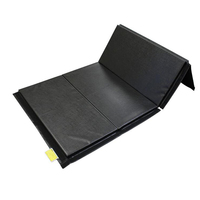 Tapis de gymnastique pliable en mousse épaisse et durable pour exercices de tumbling, avec sangles de transport