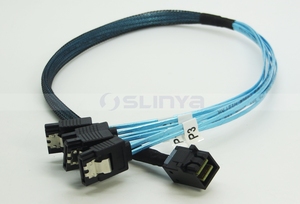 Câble HD Mini SAS <span class=keywords><strong>SFF</strong></span>- 8643 à 4 x SATA 7 broches, haute vitesse, livraison gratuite - Product Image 2