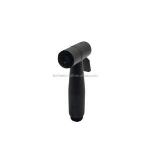 Spruzzatore per Bidet da bagno moderno <span class=keywords><strong>con</strong></span> facile installazione a parete 304 acciaio inossidabile nero - Product Image 2