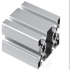 Europese Standaard Slot Geanodiseerde Aluminium Extrusieprofielen T Slot Led Geëxtrudeerd Aluminium Profiel 50100