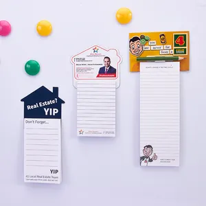 Personal Design Refrigerator Magnet Notepad For Advertising