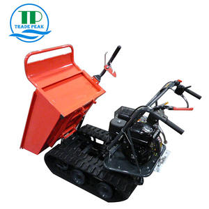 QTP300C Gearbox Mini Loader Kyb hydraululis 300kgs kapasitas beban mesin bensin mesin Crawler Taman jenis transportasi khusus - Product Image 6