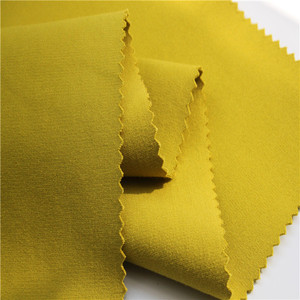 Tejido <span class=keywords><strong>de</strong></span> punto doble <span class=keywords><strong>de</strong></span> poliéster y elastano teñido sólido <span class=keywords><strong>de</strong></span> alta calidad 2026 para pantalones - Product Image 3