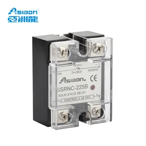 Asiaon Hot Koop Hoge Kwaliteit Ssr Controle 24V-280VAC 24V-380VAC 24V-480VAC 5-80A Solid State Relais Ssr Relais Ssrnc