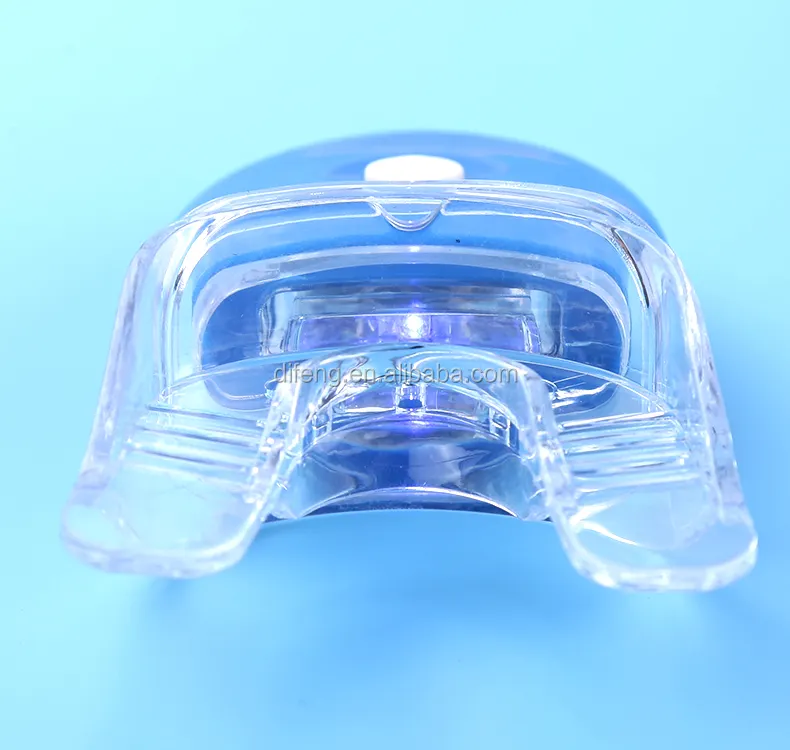 Food grade silicone mouth guard per lo sbiancamento dei denti HA CONDOTTO LA luce