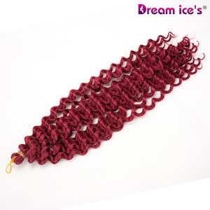 Venta al por mayor 20-inch 100g Crochet Trenzas Deep Wave Twist Extensión de cabello sintético Barato Hermoso cabello trenzado - Product Image 6