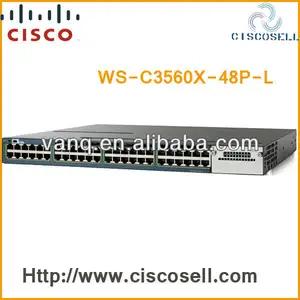 Cisco catalyst 3560x gigabit ethernet poe switch ws-c3560x-48p-l