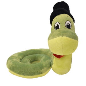 Giocattoli di Peluche di Alta Qualità ed Economici, Serpente Rosso con Corona - Product Image 3