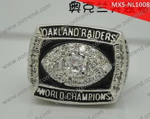 NFJ anillo para OAKLAND RAIDERS equipo de fútbol de rugby, la mejor calidad NFL joyería