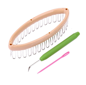 Pragmatic Wood Knitting Loom for Socks Weaving <strong>Pom</strong> <strong>Pom</strong> <strong>Maker</strong> for Homeuse - Product Image 2
