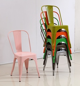Vintage Industrial Iron <strong>Tolix</strong> <strong>Chair</strong> Modern Stackable Metal Dining <strong>Chair</strong> Restaurant Cafe <strong>Chair</strong> - Product Image 6