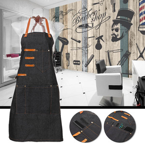 JD Salon <strong>Barber</strong> <strong>Cape</strong> Hairdresser Apron Black Jean Styling <strong>Cape</strong> for <strong>Barber</strong> H JD-1 - Product Image 2
