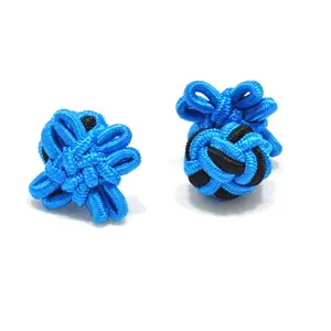 Vente en gros Dernière conception Boutons de manchette en soie pour hommes Chemise - Product Image 1