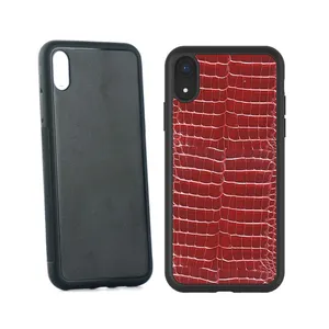 Jesiy Casing Ponsel Tampilan Alur Bertatahkan Bahan TPU + PC, Casing Ponsel Kosong untuk Iphone 7 8 X