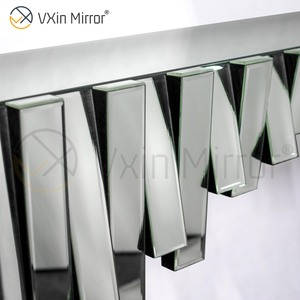 Vxin 3D สีเงินทันสมัยของเฟอร์นิเจอร์หรูหราโต๊ะคอนโซลพร้อมกระจกหรูหราห้องนั่งเล่นผู้ผลิตในประเทศจีน - Product Image 4