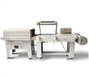 Mesin paket pengecil profesional untuk kotak makanan/film plastik otomatis menyusut bungkus mesin semprot rantai cat konveyor