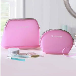 2017 Moda Nuevo Estilo <span class=keywords><strong>de</strong></span> Color Rosa Forma <span class=keywords><strong>de</strong></span> Concha Pequeña bolsa <span class=keywords><strong>de</strong></span> Viaje bolsa <span class=keywords><strong>de</strong></span> Artículos <span class=keywords><strong>De</strong></span> Tocador <span class=keywords><strong>de</strong></span> Belleza Cosméticos - Product Image 2