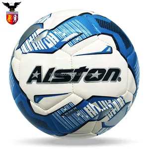 Balón de fútbol de PVC/TPU, cosido a máquina, con bandera de país, gran oferta