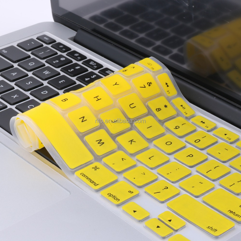 Пользовательский силиконовый чехол для клавиатуры для Macbook Air 13, для защиты клавиатуры Mac