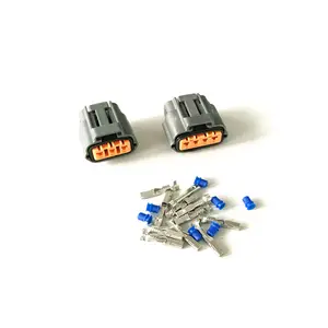 Fábrica 6195-0009 3 pinos Mitsubishi EVO 4-9 conector da bobina de ignição