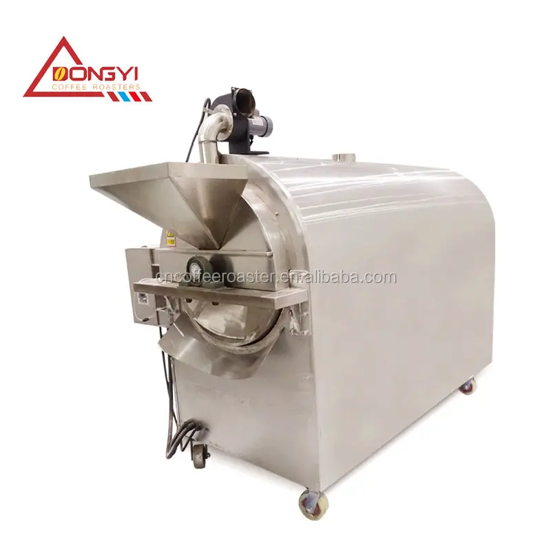 Gebruikte Commerciële Pinda Koffiebrander Machine 100Kg/Elektrische Zaden Koffiebrander/Noten Roosteren Machine