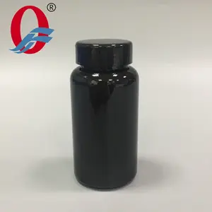 Black Light Proof Cylinder Capsule Bottle 150ml PET Plastic