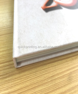 Sewing binding hard cover photo album & book printing