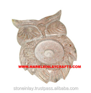 Porte-bougie en pierre ollaire / Beau support de bougie - Product Image 1