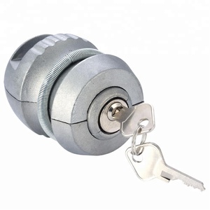Verrouillage de l'<span class=keywords><strong>attelage</strong></span> de remorque en alliage de zinc, verrouillage de boule d'<span class=keywords><strong>attelage</strong></span>, verrouillage de <span class=keywords><strong>caravane</strong></span> avec clé - Product Image 3