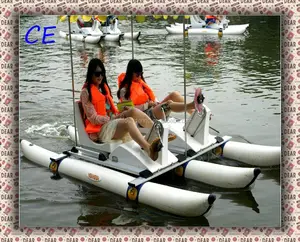 Dijual Pedal Perahu Serat Kaca Dua Kursi, Pedal Pancing Perahu PVC Pontoon