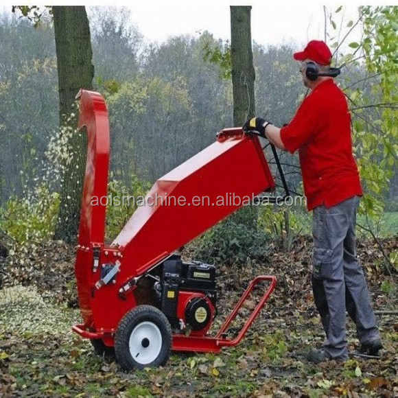 Удобный forest wood chipper с бензиновым двигателем