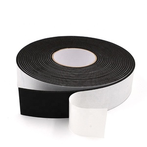 Bonne qualité adhésif très fort acrylique thermofusible noir climatisation joint de fenêtre bande météo en mousse de caoutchouc ruban isolant - Product Image 2
