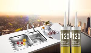 Scellant silicone Wacker 120 Applicable aux applications en <span class=keywords><strong>contact</strong></span> avec les aliments - Product Image 2