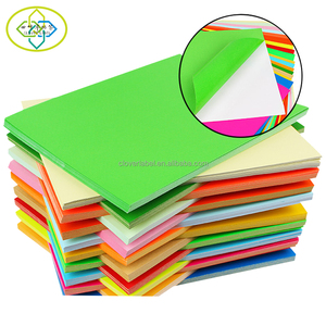 Papel Adhesivo Fluorescente Colorido A4 para Escribir - Product Image 1