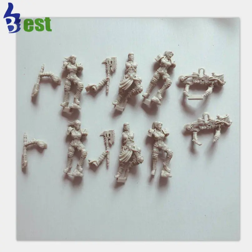 Factory High Precision 3D Printed Mold Silicone Mold Parts Resin Miniature Toys Vacuum Casting Plastic China Micro Machining